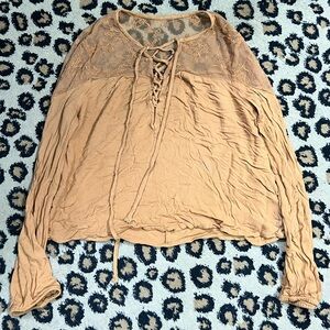 Burnt yellow charlotte top